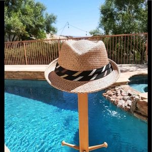 DPG Straw/Ribbon Fedora